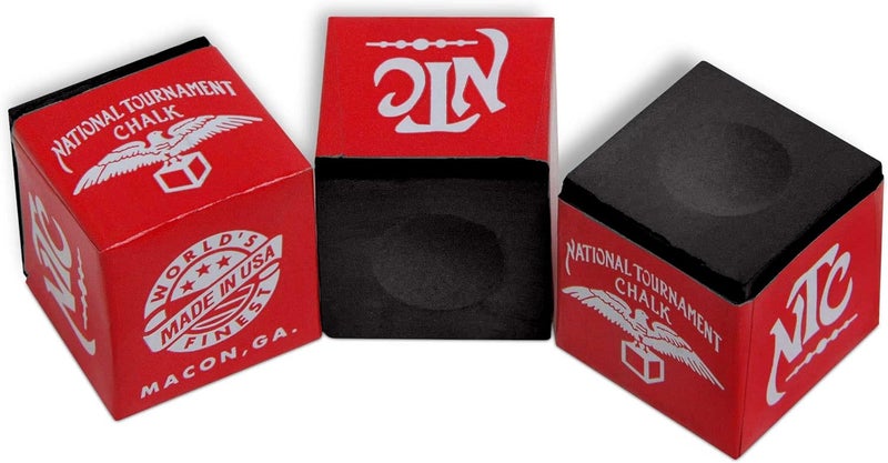 Silver Cup National Tournament Pool cue Billiard Premium Chalk - ONE Dozen - Image 2